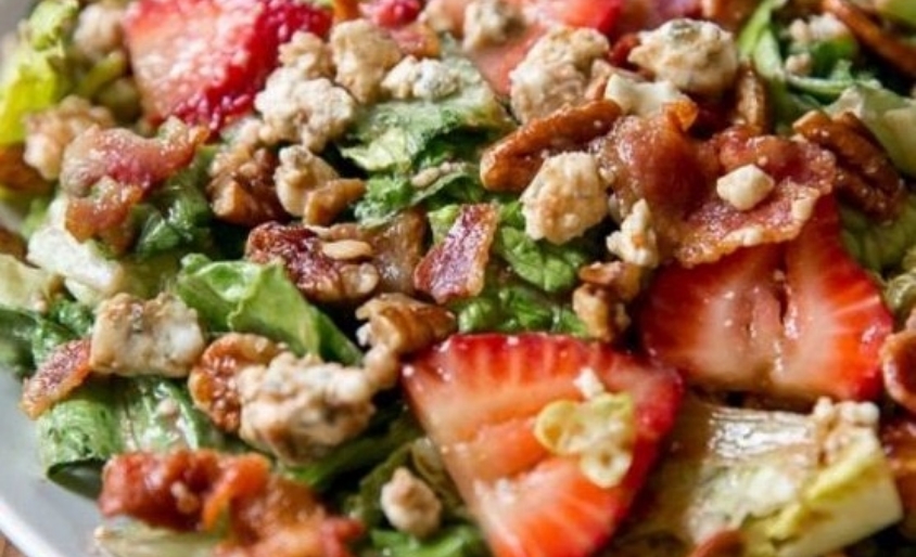 Strawberry Bacon Salad